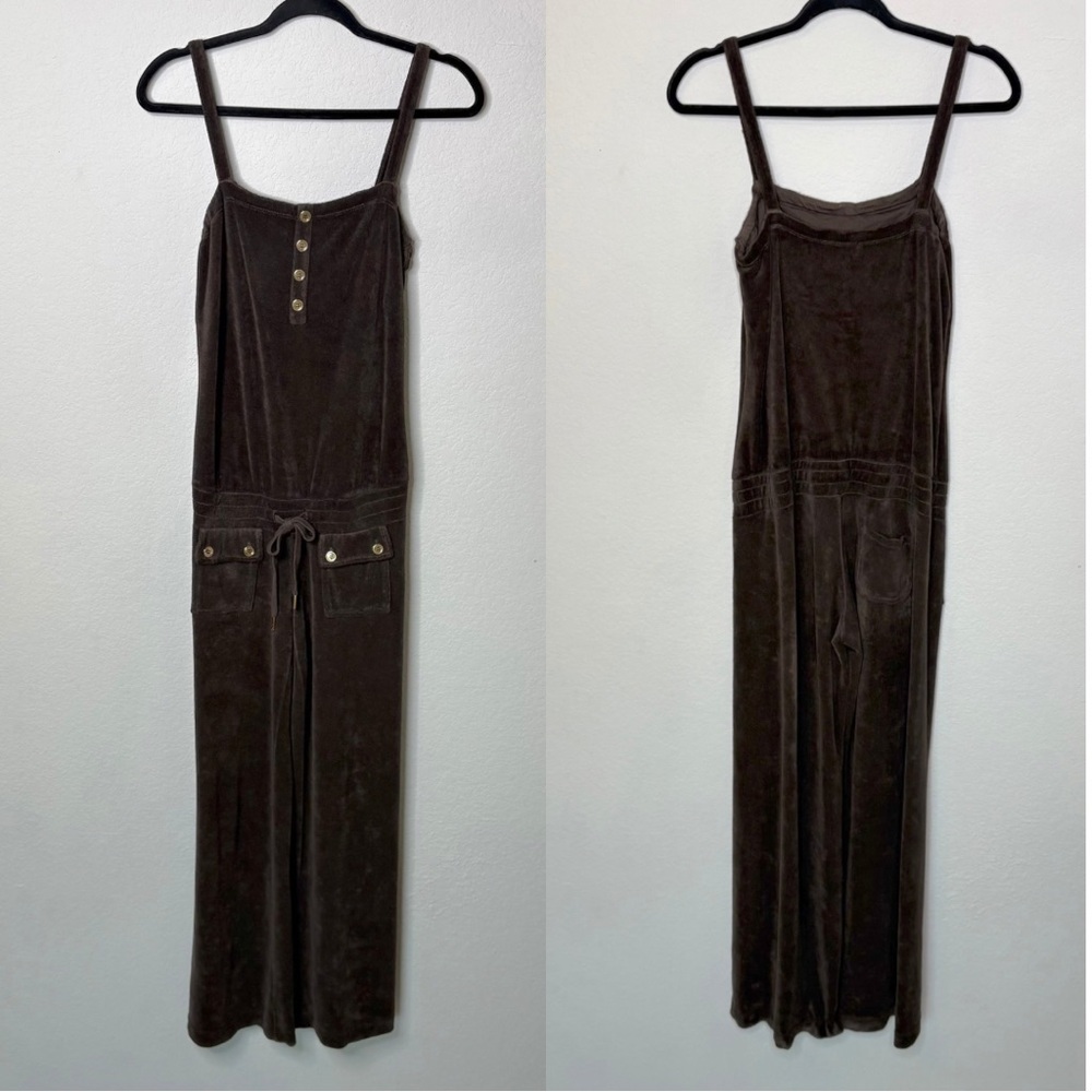 Juicy Couture Brown Terry Cloth Jumpsuit Size P (XS)